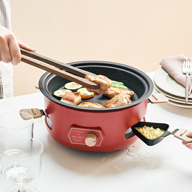 楽天市場】レコルト 【2大特典】 ラクレットグリル パーティークッカー