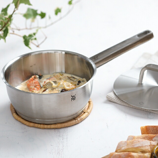 あんずアムウェイ 大ソースパン 片手鍋 IH対応 未使用 ウルシヤマ金属