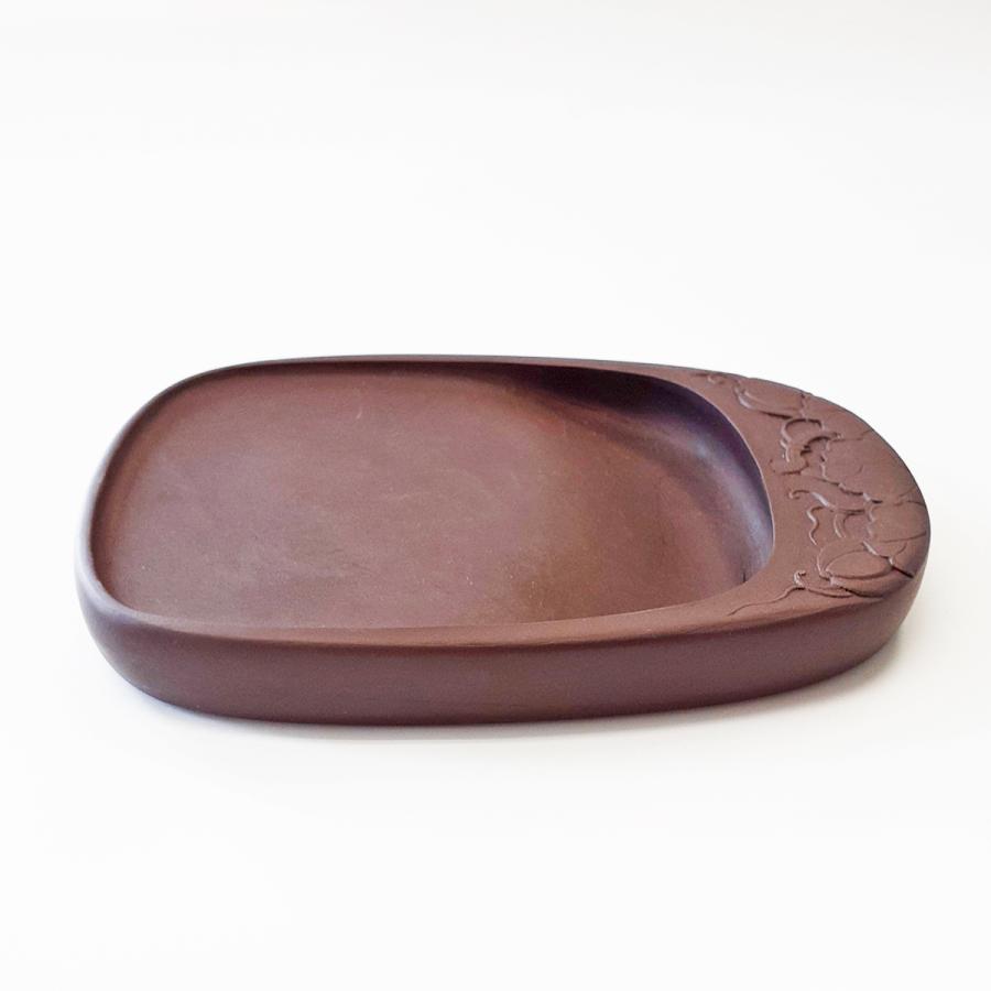 楽天市場】宋坑 端渓硯 彫花楕円型 瑞雲 6吋 硯 書道硯 そうこう たん