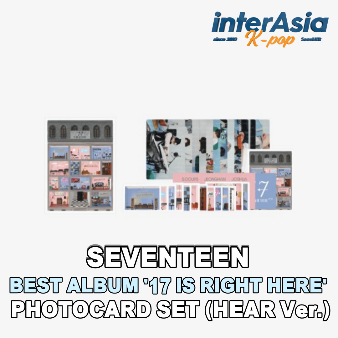 楽天市場】SEVENTEEN - Photocard Set HEAR Ver. 【BEST ALBUM 17 IS