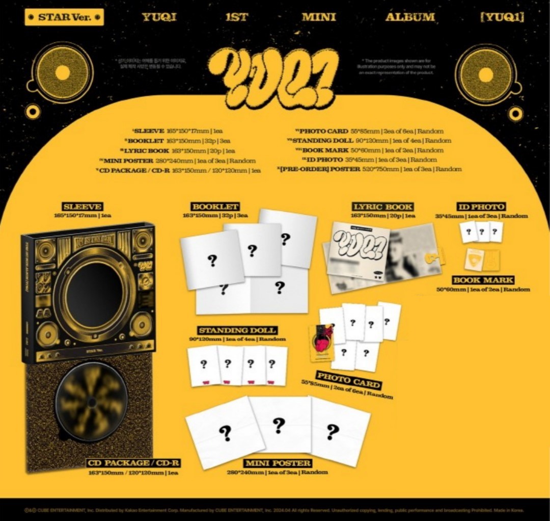 楽天市場】☆InterAsia特典☆ YUQI - 1st Mini Album 「YUQ1」 ウギ