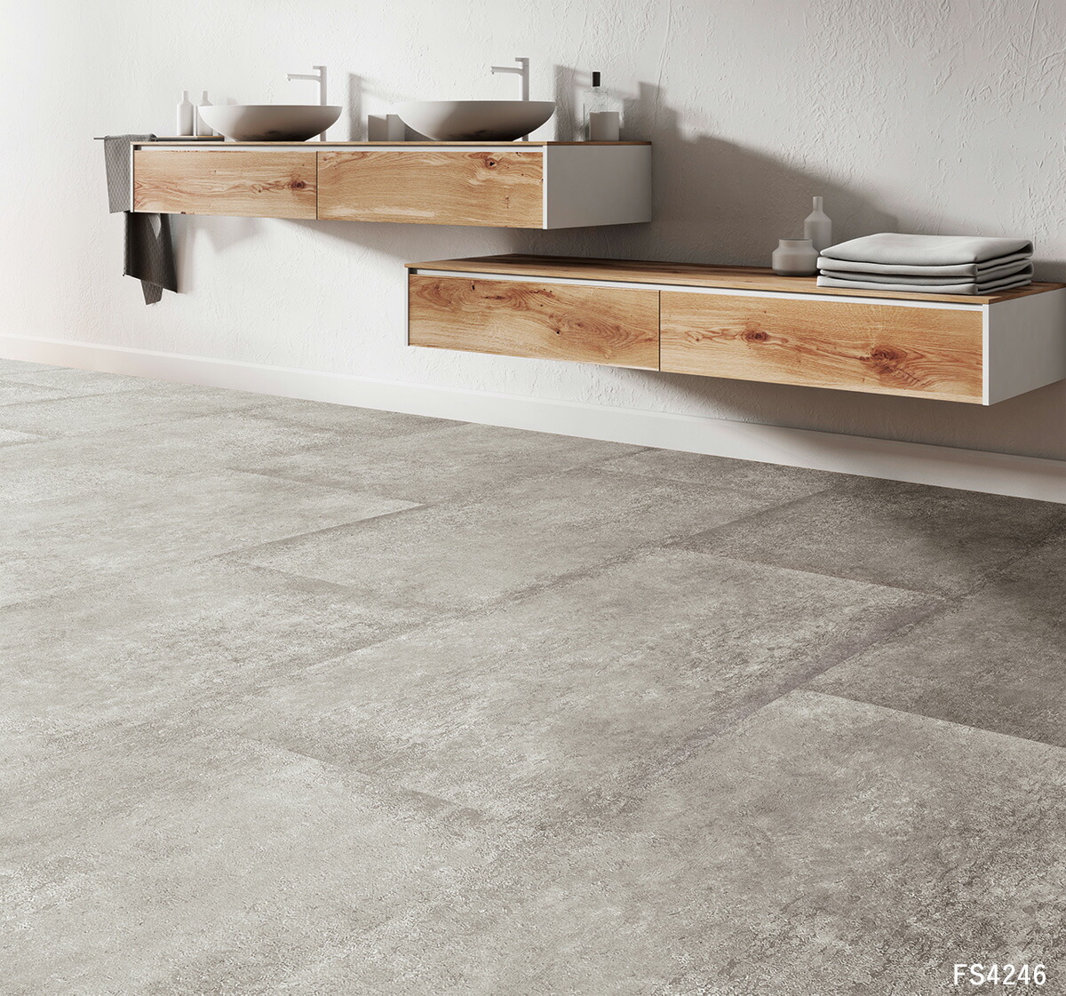 楽天市場】東リ 長尺シート マチュアNW｜FS4246（コンクリートタイル