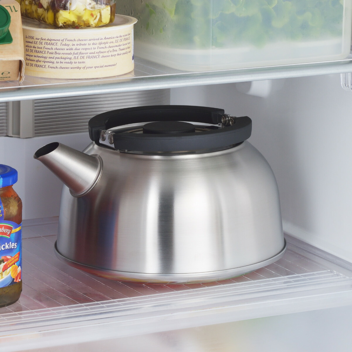 楽天市場】やかん 2.8L FLAT ステンレス製 ストレーナー付き 日本製