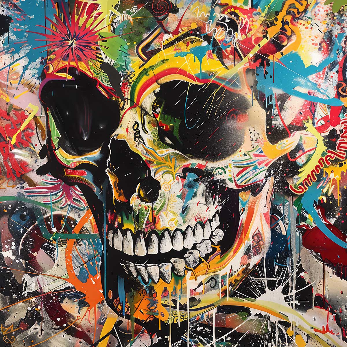 楽天市場】スカル ドクロ 骸骨 がいこつ 頭蓋骨 アバンギャルド アート