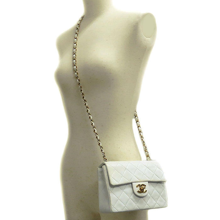 楽天市場】シャネル CHANEL ミニマトラッセ ラムスキン ココマーク