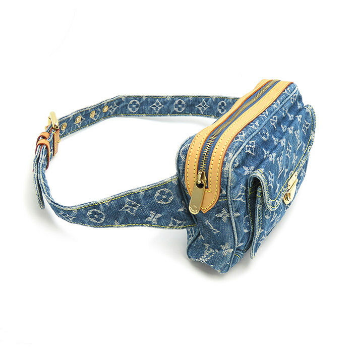 楽天市場】【ルイヴィトン】モノグラム デニム バムバッグ M95347