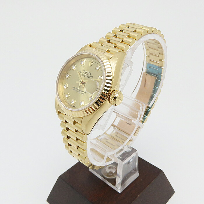 楽天市場】ロレックス 69178G デイトジャスト 10ポイント ダイヤモンド