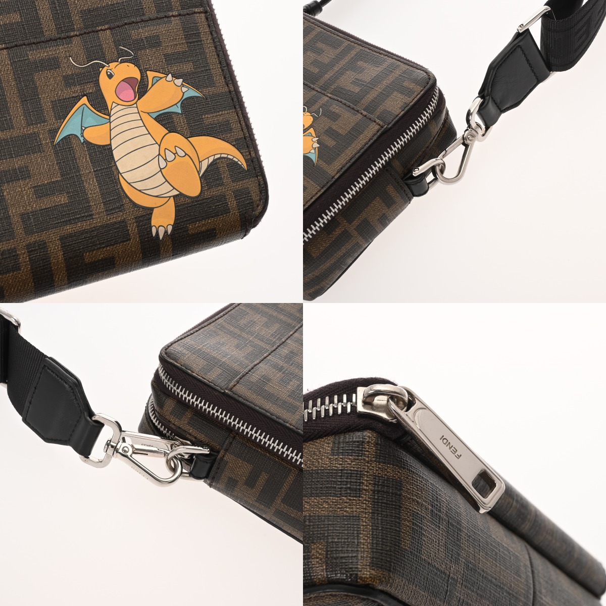 楽天市場】フェンディ FENDI ズッカ柄 FFカメラバッグ ポケモンコラボ