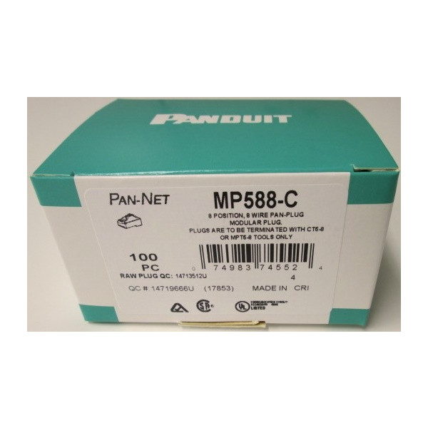 楽天市場】パンドウイット PANDUIT MP588-C CAT5e対応 RJ45 モジュラー