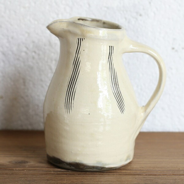 楽天市場】小鹿田焼(おんたやき) 坂本工窯 櫛描きリーチ型ピッチャー