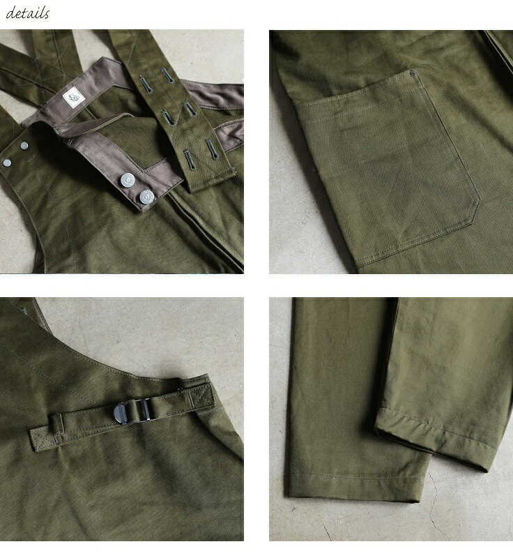 楽天市場】【Kaptain Sunshine】 Deck Trousers Olive（Over Alls Over