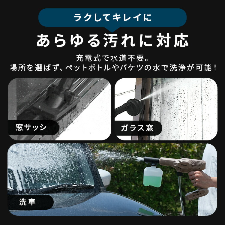 楽天市場】☆新商品☆【公式】高圧洗浄機 ハンディーウォッシャー