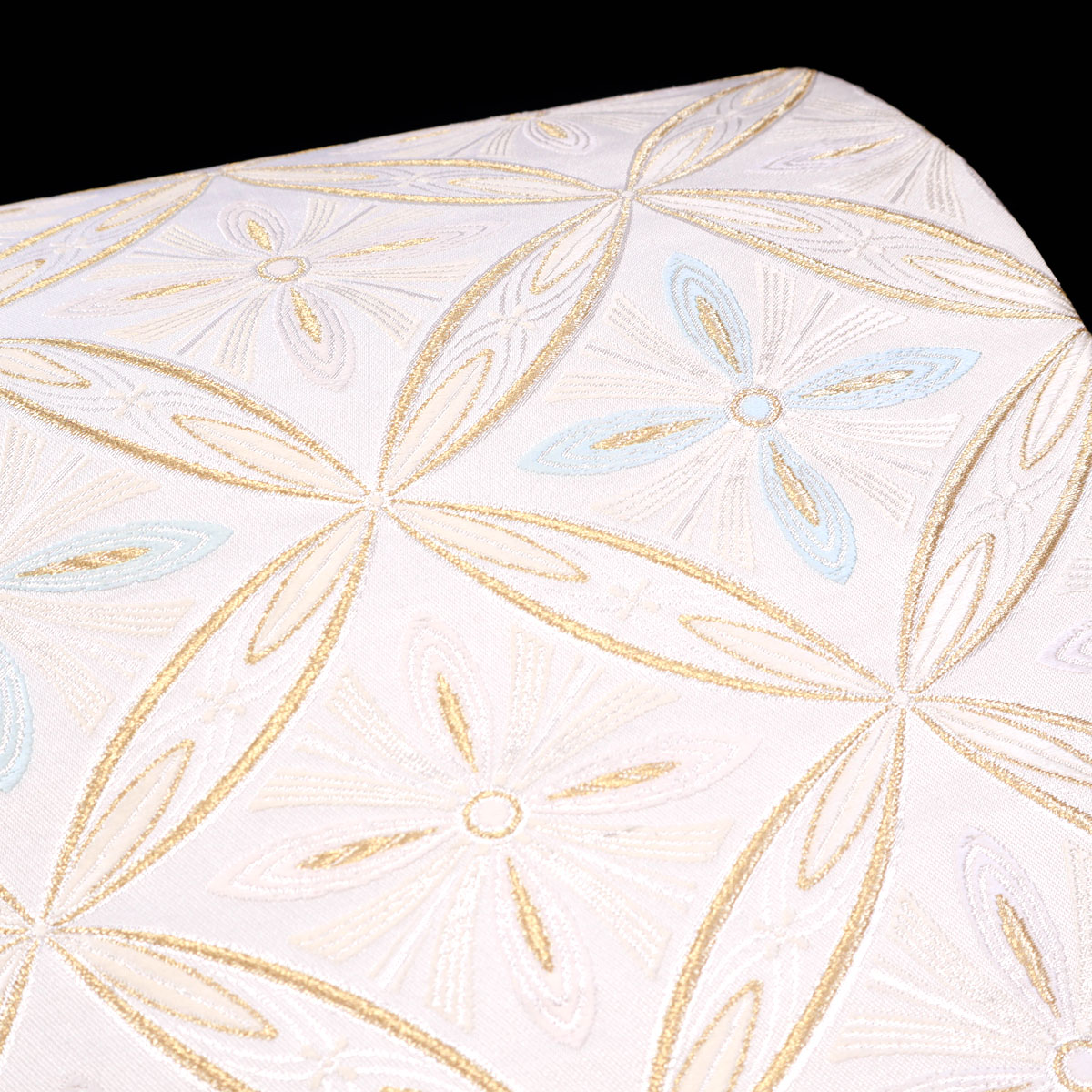 楽天市場】【西陣河合美術織物 袋帯 七宝花菱文】 袋帯 送料無料 日本