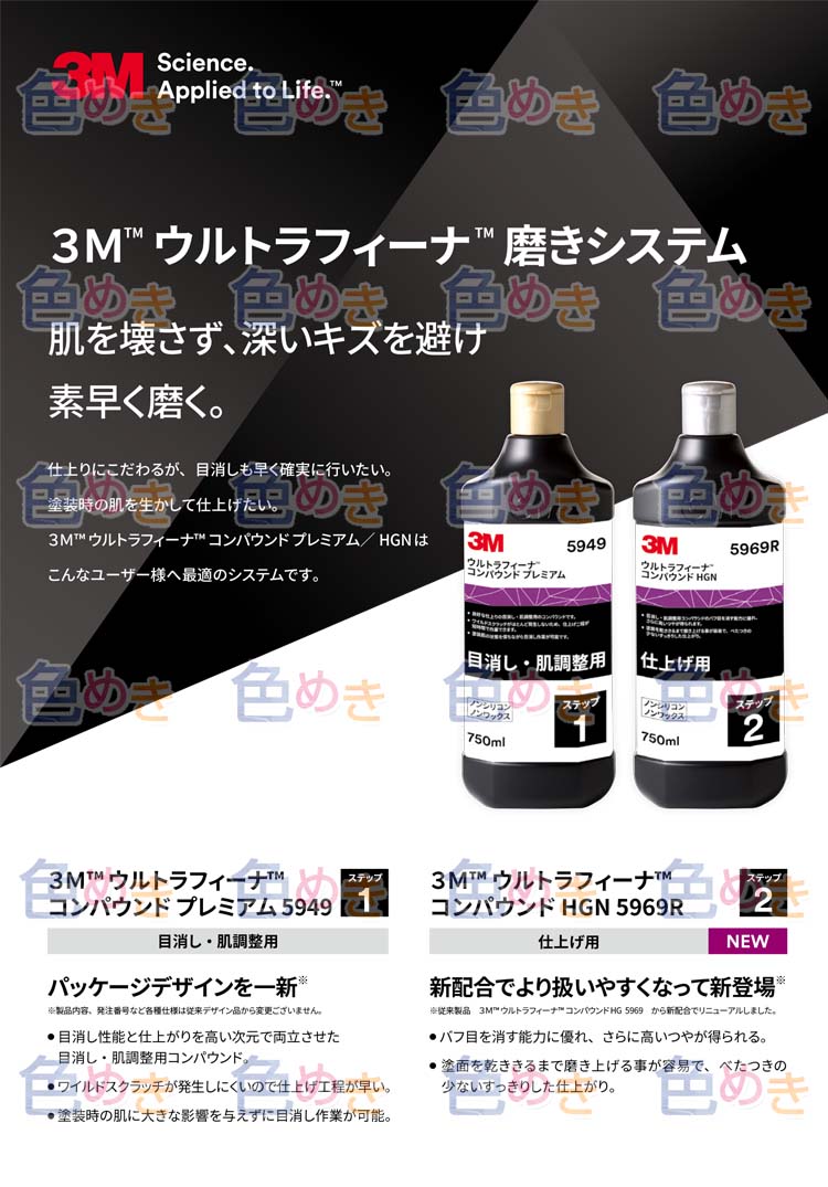 楽天市場】3M コンパウンド ウルトラフィーナセット プレミアム 5949