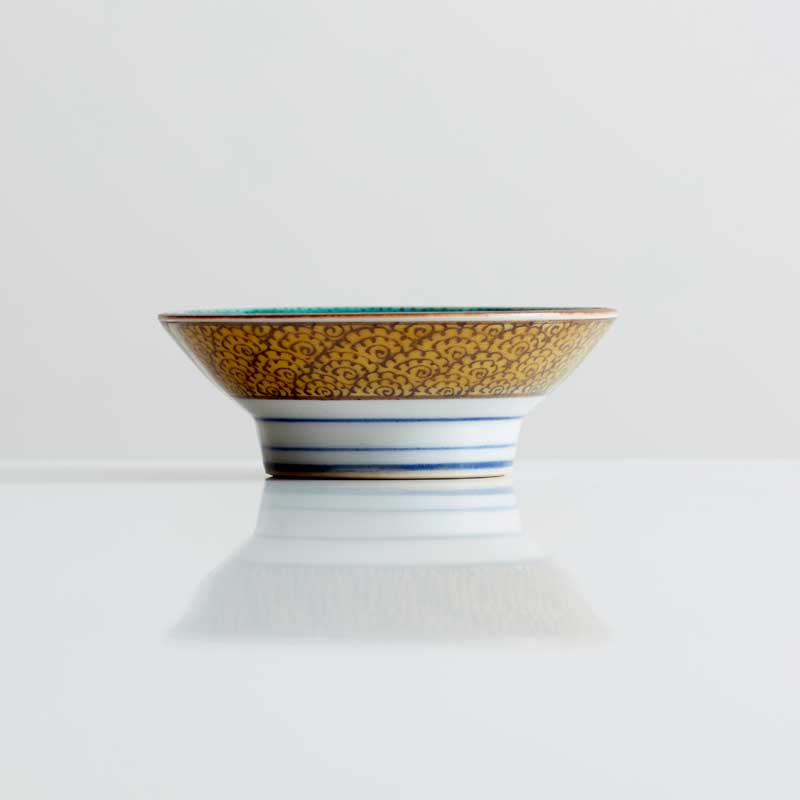 楽天市場】九谷焼 盃 青手古九谷 柏鳥 二代 徳田八十吉作 : 九谷焼