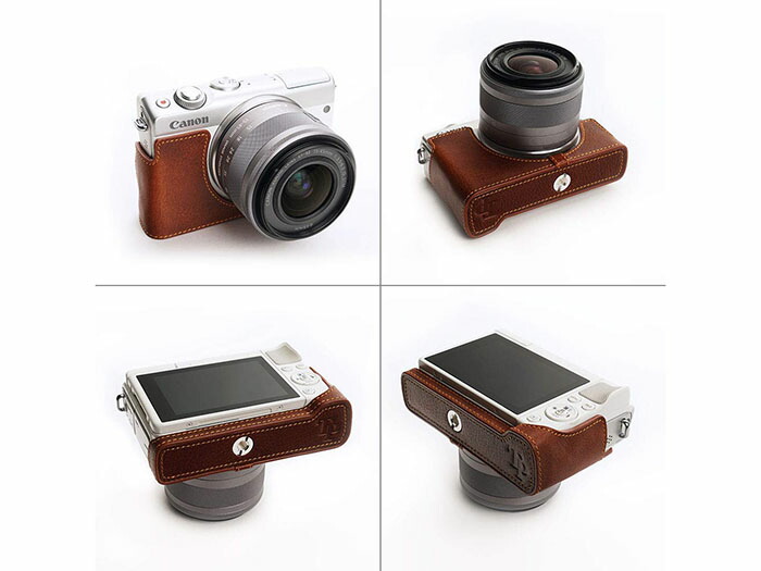 楽天市場】TP Original Canon EOS M100 専用 ブルタイプ 本革 ボディ