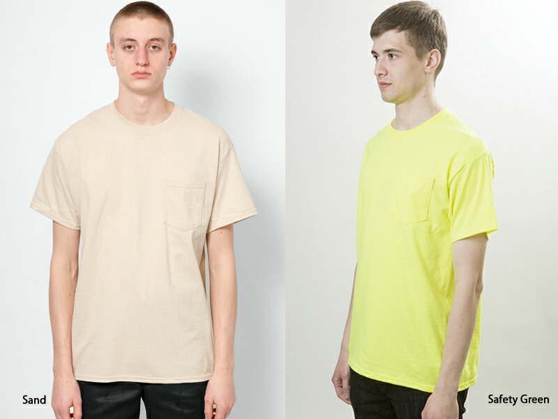 楽天市場】ギルダン GILDAN ポケット Tシャツ メンズ カラー S〜XL