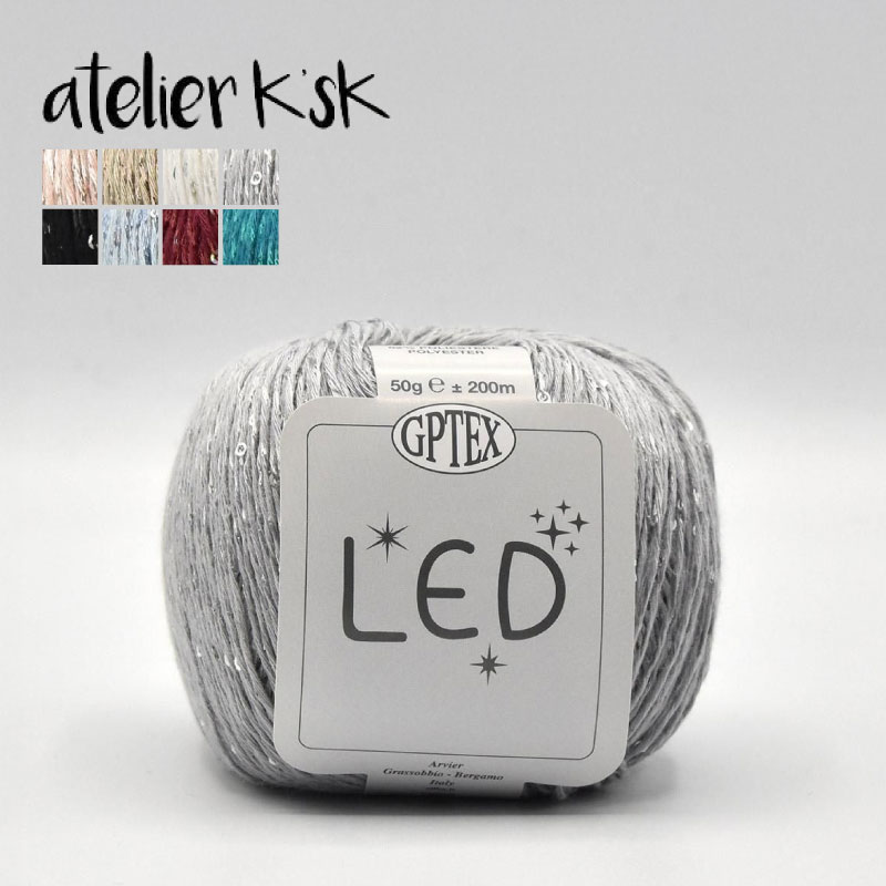 楽天市場】アトリエ K'sK 岡本啓子 毛糸 LED : GISE（ジセ）