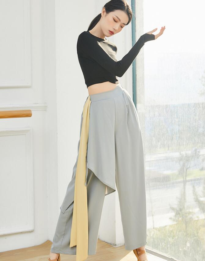 楽天市場】ダンスパンツ レディース シフォンガウチョパンツ サルエル