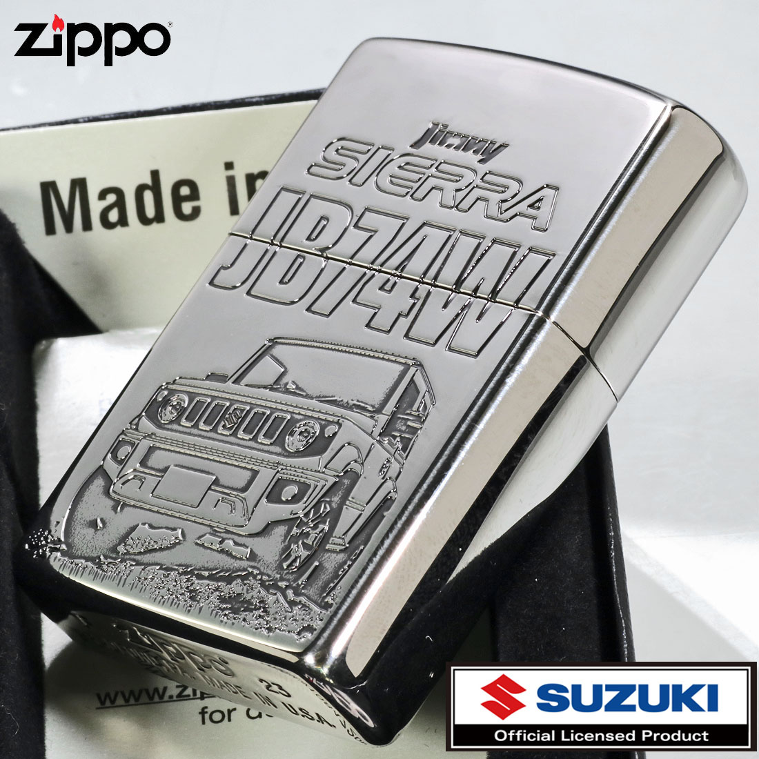 楽天市場】zippo (ジッポーライター) SUZUKI ジムニーシエラ JB74W