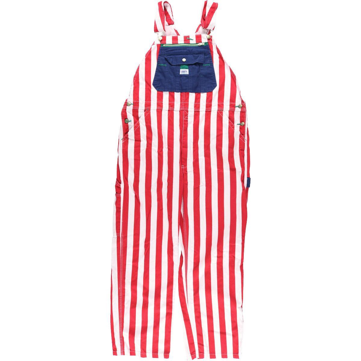 美品】 Levi's Red ストライプオーバーオール 中古・古着通販】LEVI'S