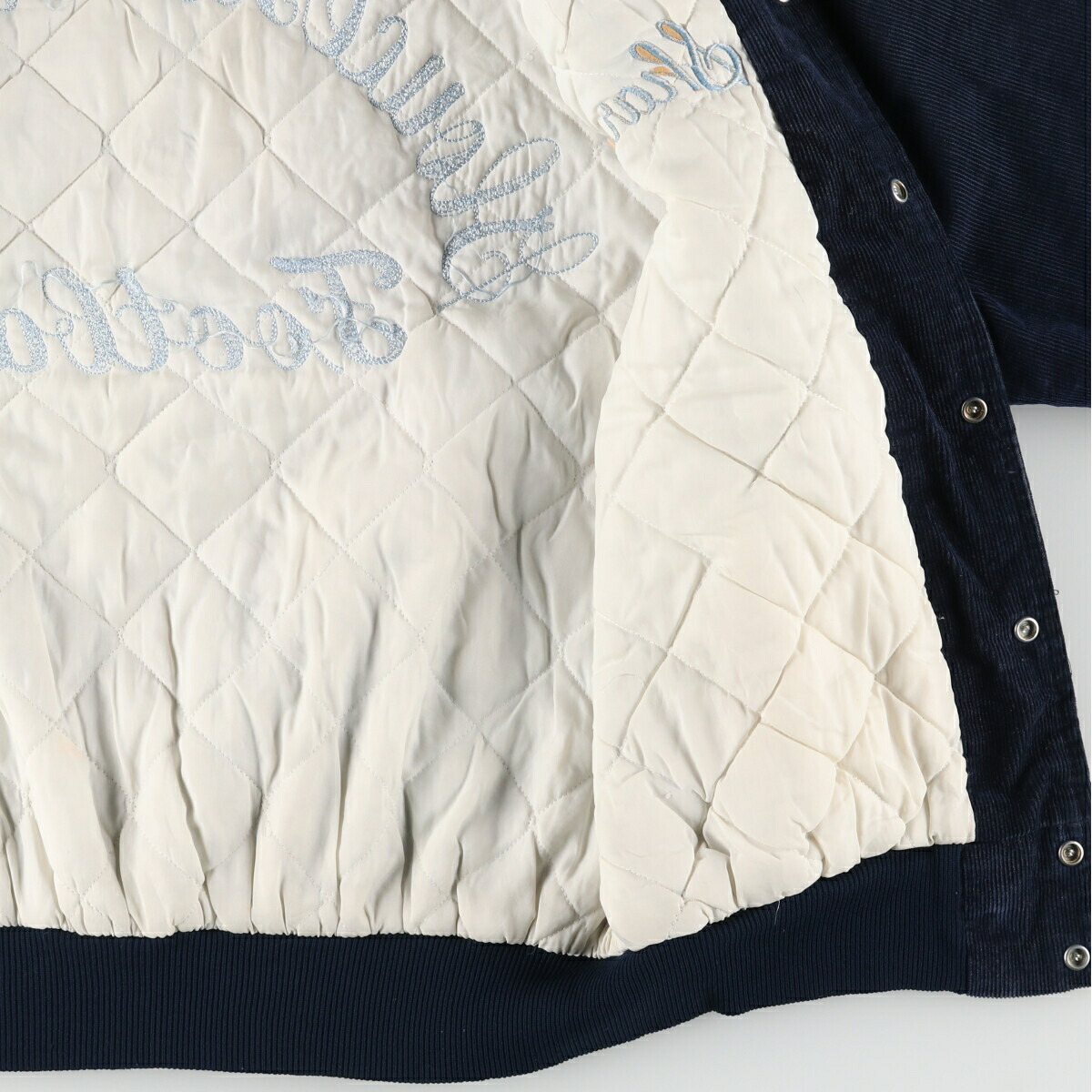 楽天市場】古着 80年代 RENNOC チェーン刺繍 襟付き コーデュロイ