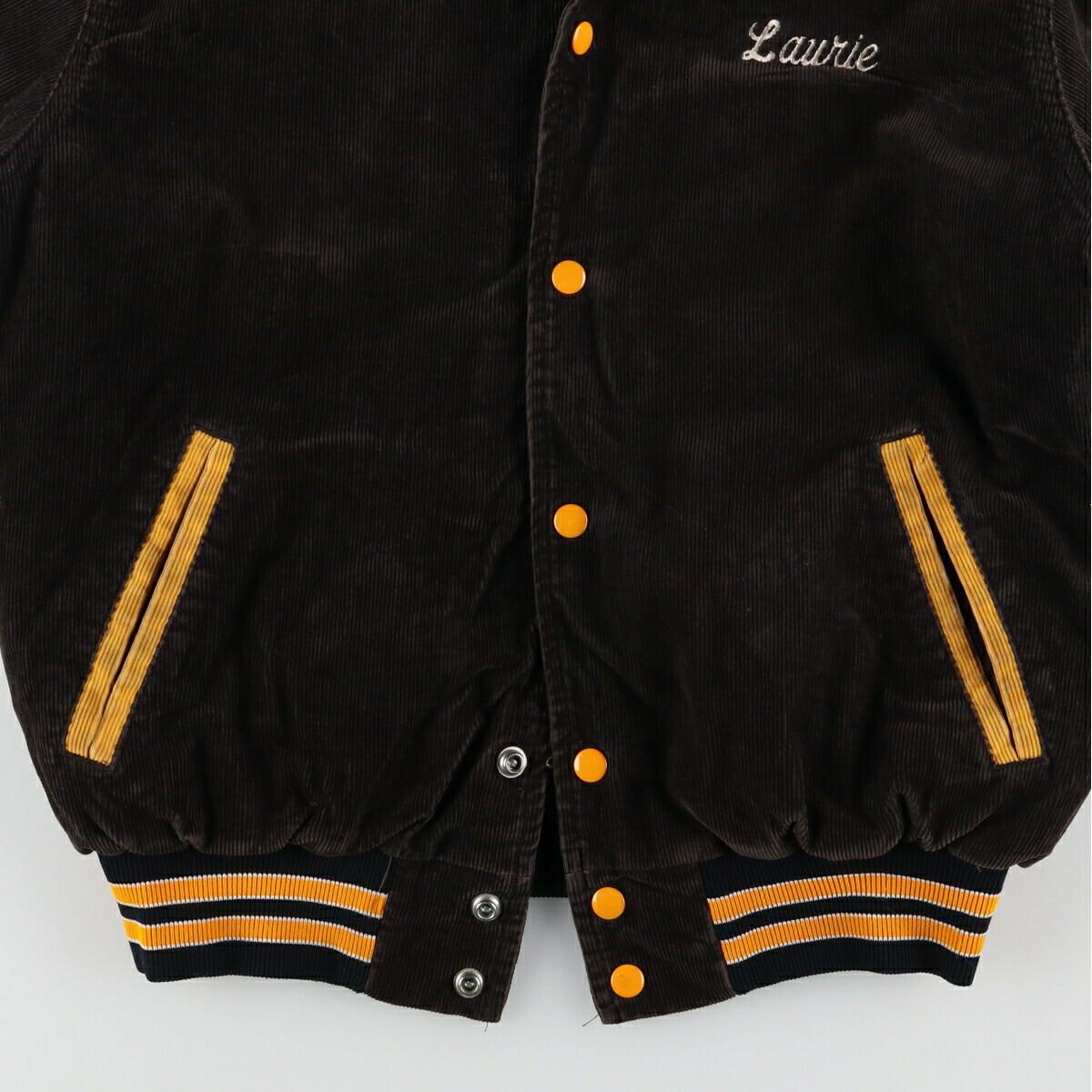 楽天市場】古着 90年代 Rennoc 襟付き コーデュロイスタジャン