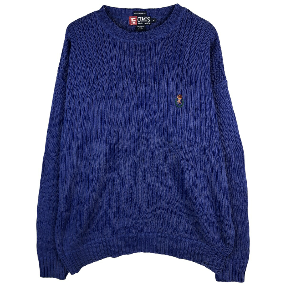 22年製✨ポロラルフローレン 同色ポニー ウールクルーネックニット