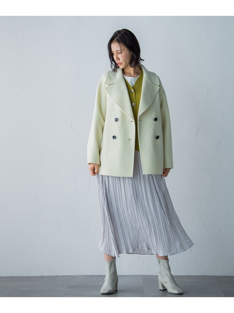 楽天市場】【SALE／50%OFF】Super140ビッグカラーウールリバーコート