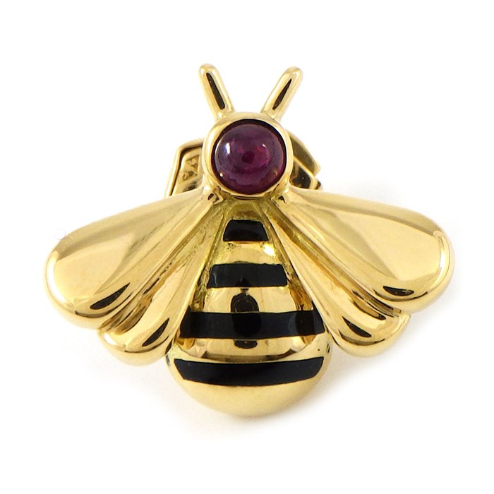 楽天市場】カルティエ Cartier ピンブローチ 蜂 ハチ ビー モチーフ