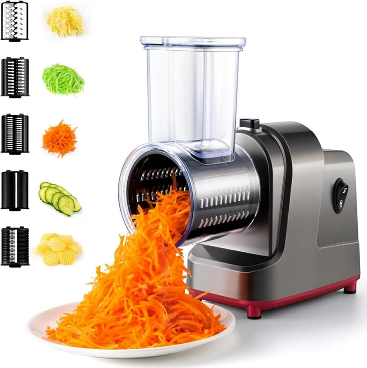 楽天市場】電動野菜スライサー 野菜サラダメーカー スライサー セット