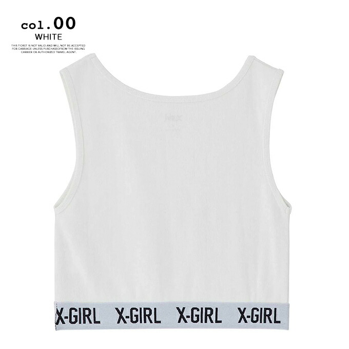 楽天市場】【 X-girl エックスガール 】 LOGO TANK TOP X-girl