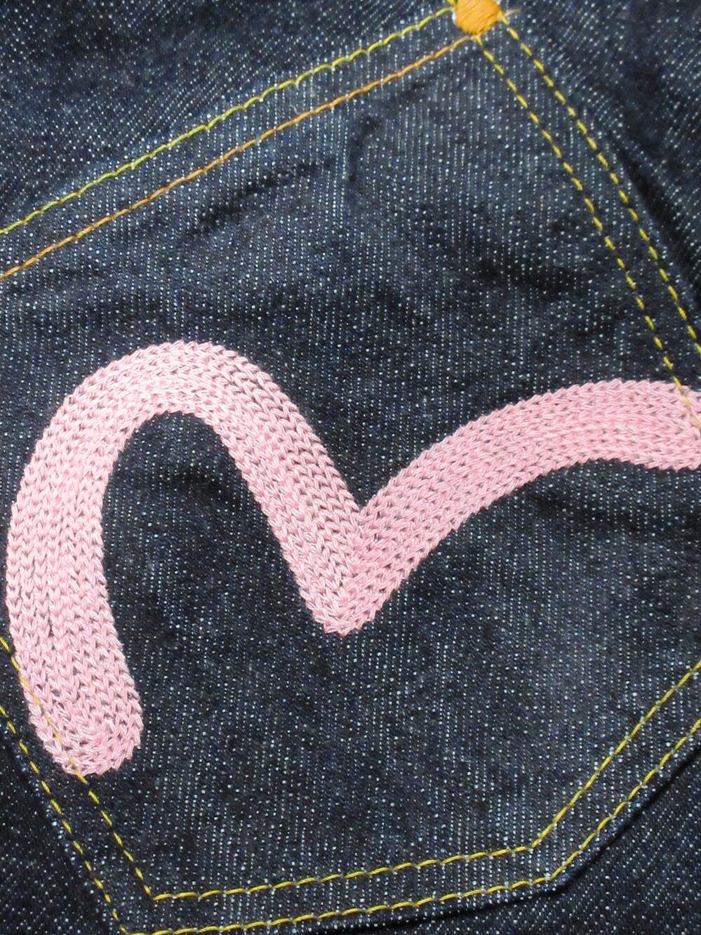 楽天市場】エヴィスジーンズ メニー 21ポケット カモメ刺繍 限定生産