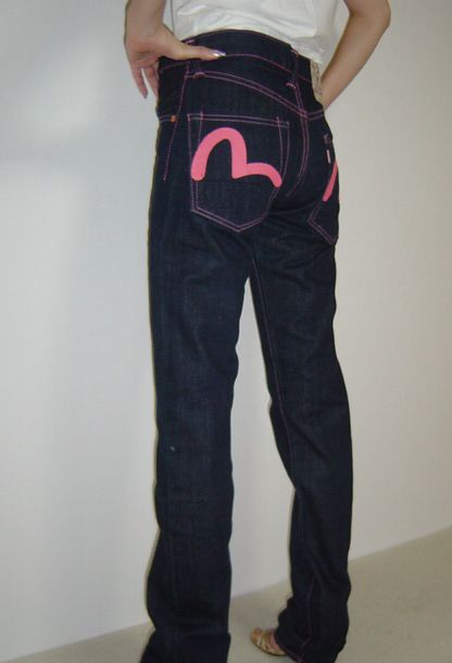 楽天市場】エビス EVISU エヴィス ジーンズ ドンナ dgd0014 ピンク