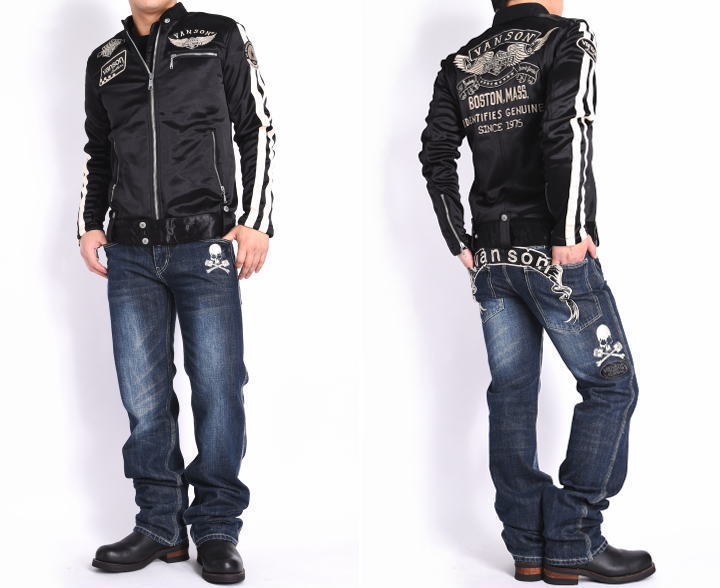 楽天市場】【当店別注】バンソン VANSON ライダース フライング