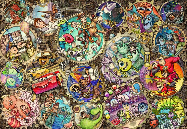 楽天市場】2000ピース ジグソーパズル ディズニー ピクサーの通販