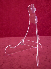 楽天市場】Sサイズ用 卓上イーゼル（アクリル製スタンド） : JEMA