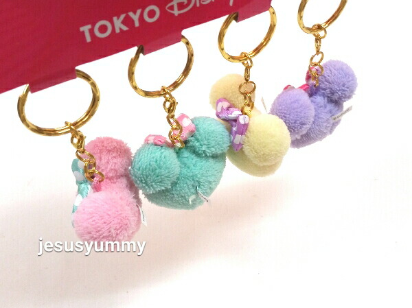楽天市場】ミニー もこもこ キーチェーン キーホルダー ピンク