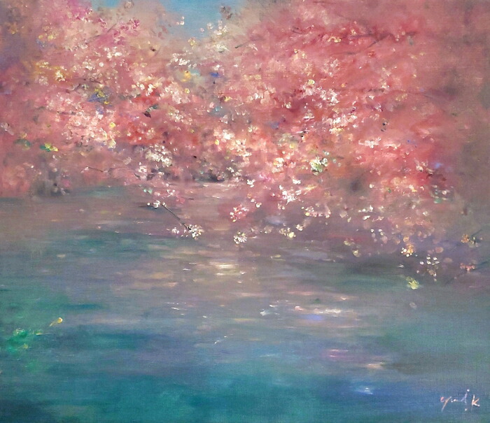 楽天市場】絵画 「Close to you 〜 春」2024 油彩画 油絵 原画 風景画