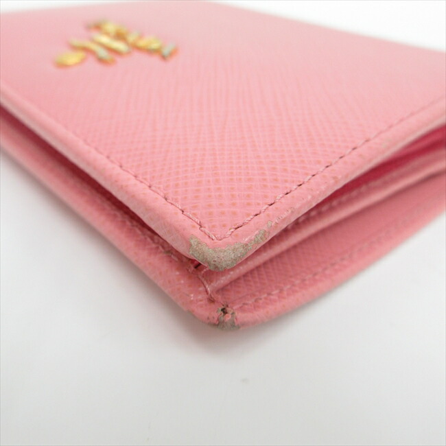 楽天市場】PRADA(プラダ) 二つ折り財布 ピンク サフィアーノ