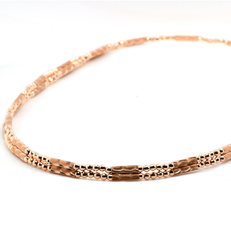 楽天市場】K18PG ピンクゴールド マグネットネックレス・ブレスレット