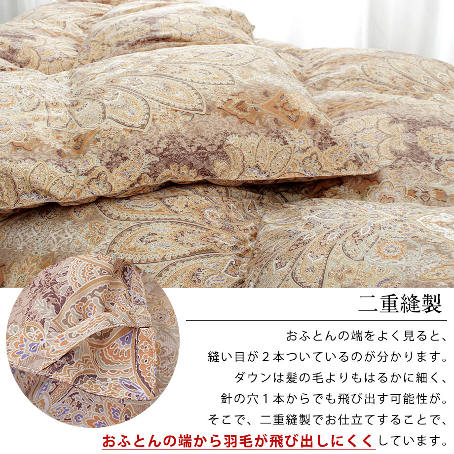 楽天市場】羽毛布団 昭和西川 シングル ホワイトグースダウン 90