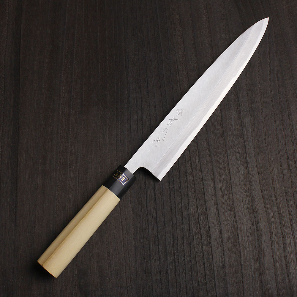 楽天市場】白二（上作） 身卸 210mm 實光包丁(堺包丁) 堺 名入れ 日本