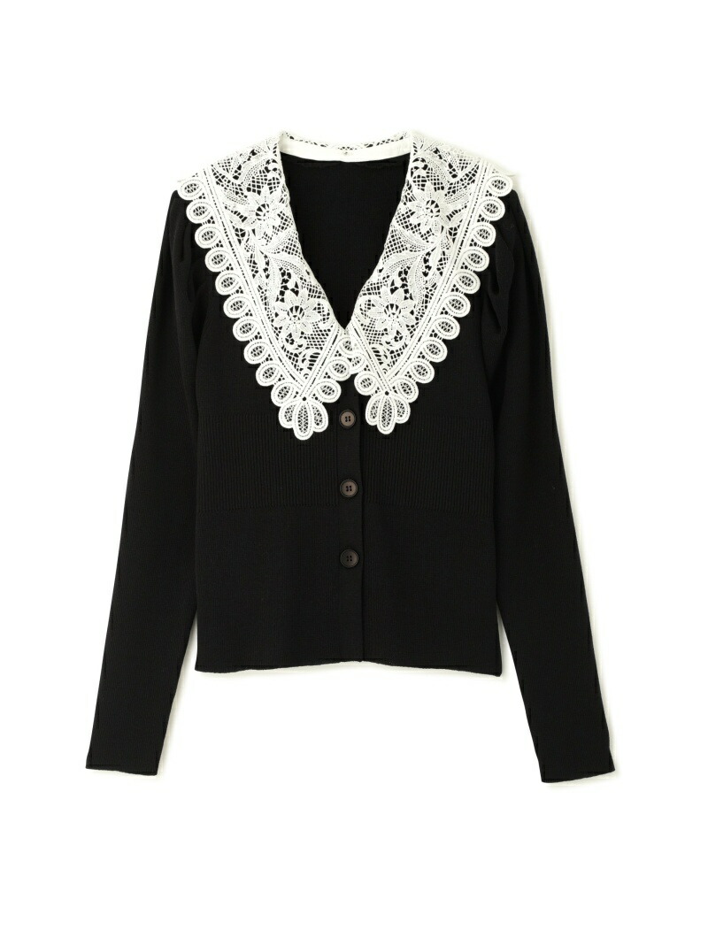 楽天市場】【SALE／80%OFF】レースカラーニットカーディガン JILL