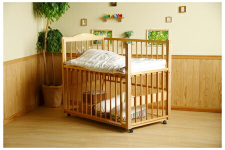 楽天市場】石崎家具 スリーピー（ベビーベッド｜ベビー用寝具・ベッド