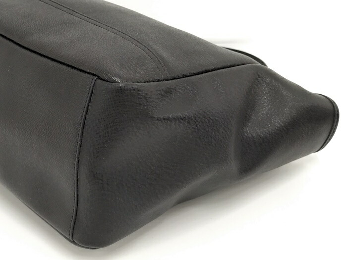 楽天市場】【中古】COACH ロゴ トートバッグ レザー ブラック 23576