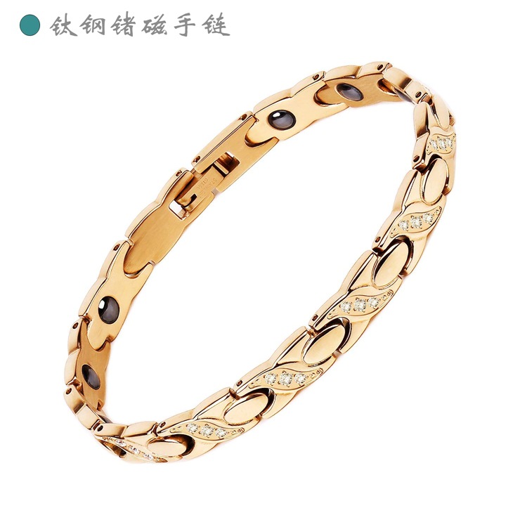 楽天市場】ゲルマニウム ブレスレット レディース 20cm 磁気