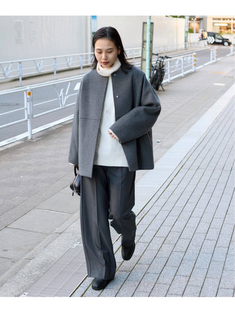 楽天市場】《追加3》スーパー140ビーバーノーカラーショートコート