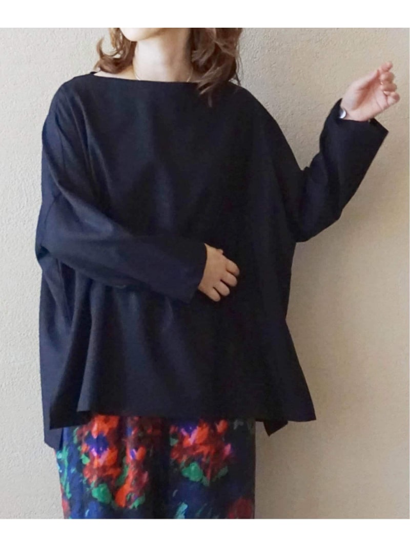 楽天市場】ミルドツイル ボートネックブラウス journal standard luxe