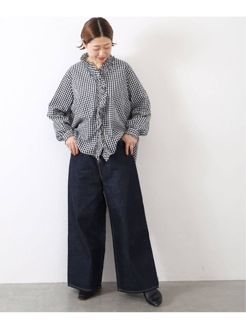 楽天市場】ギンガム フリルブラウス journal standard luxe ジャーナル